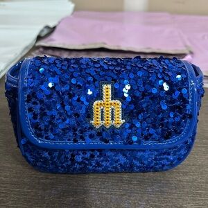 Seattle Mariners Licensed MLB Cross Body Sequin Bag